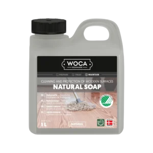 WOCA Holzbodenseife Natur 1L für geöltes Parkett und Holzböden